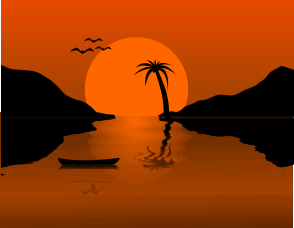 Chrisdesign Sunset Waterscene