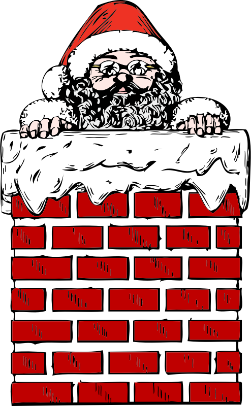 johnny automatic santa in a chimney 800px